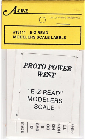 HO Scale A Line Product 13111 Scale Weighting Label Set