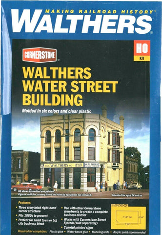 HO Scale Walthers Cornerstone 933-4203 Water Street Building Kit