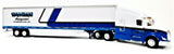 HO Trucks n Stuff 145 Peterbilt 579 Sleeper w/Northern Refrigerated 53' Trailer