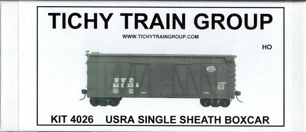Tichy Train Group USRA Boxcar HOゲージ HO Scale Tichy Train Group 4026 Undecorated 40' USRA Single