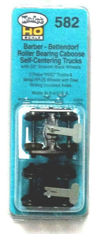 HO Scale Kadee #582 Bettendorf Self Centering Caboose Trucks