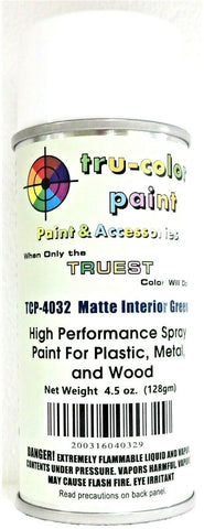 Tru-Color TCP-4032 ANA-611: Interior Green Aerosol Spray Paint 4.5oz 135mL Can
