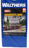 HO Scale Walthers Cornerstone 933-4090 Aggregate Bins Kit