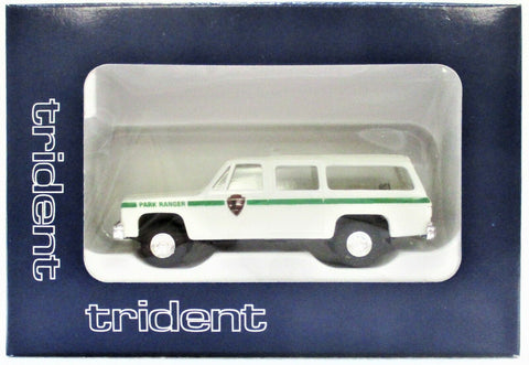 HO Scale Trident Miniatures 90199 Chevrolet Suburban Park Ranger/Polic ...
