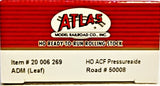 HO Atlas 20006269 Archer-Daniels-Midland Leaf Logo ADMX 50008 Pressureaide Centerflow Hopper