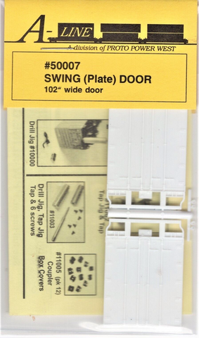 HO Scale A Line Product 50007 Rear Plate Trailer Swing Doors pkg (2)