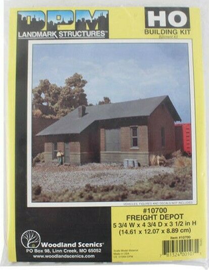 HO Scale Design Preservation Models 10700 Freight Depot Kit – Sidetrack ...