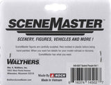 HO Scale Walthers SceneMaster 949-6057 Seated People Set #1 Figure Set (6) pcs