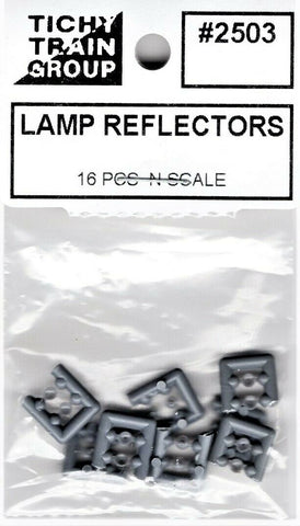 N Scale Tichy Train Group 2503 Lamp Reflectors pkg (16)