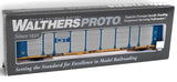 HO Scale Walthers Proto 920-101338 GTW Grand Truck Western TTGX 253766 89' Thrall Bi-Level Auto Rack