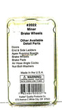 HO Scale Kadee #2022 Boxcar Red Miner Brake Wheel Freight Car Detail Parts