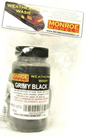 Monroe Models 976 Grimy Black Weathering Wash 4oz Bottle