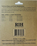HO Scale Rock Island Hobby 5101 Peel N Stick LED Lights w/Holder (4) pcs