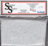 HO Scale Superior Scenics White Marble Very Fine Ballast 10 oz Bag