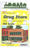 HO Scale Smalltown USA 699-6017 Drug Store Building Kit