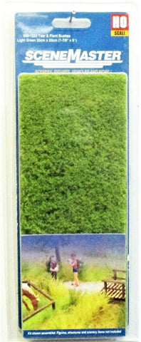 HO Scale Walthers SceneMaster 949-1220 Light Green 7-7/8 x 9 Tear & Plant Bushes