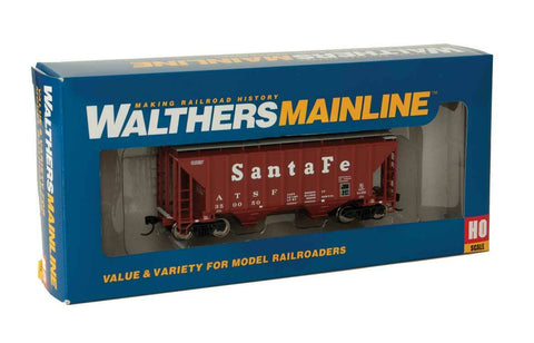 HO Scale Walthers MainLine 910-7953 Santa Fe 350050 37' 2-Bay Covered Hopper