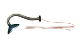 O Scale Woodland Scenics JP5662 Just Plug Gooseneck Wall Mount Lights (2) pcs