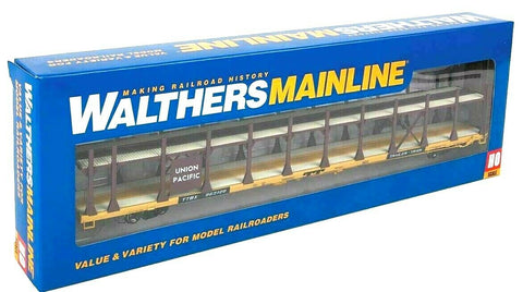 HO Scale Walthers Mainline 910-8028 TTBX 963129 w/Union Pacific Bi-Level Open Auto Rack