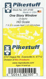 HO Scale Pikestuff 541-2100 One-Story Windows pkg (3)
