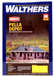 HO Scale Walthers Cornerstone 933-4054 Pella Depot Building Kit