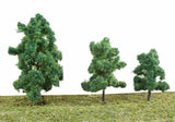 HO Scale Walthers SceneMaster 949-1184 Summer Trees 3-3/8 to 5-1/2" pkg (10)