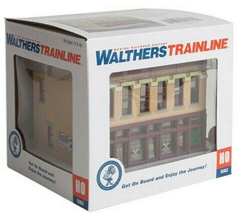 HO Scale Walthers Trainline 931-812 Midtown Hardware Building Built-Up
