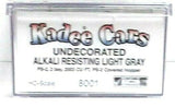 HO Scale Kadee #8001 Undecorated Light Gray Rib PS-2 Two Bay Hopper