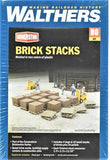 HO Scale Walthers Cornerstone 933-4103 Brick Stacks Kit