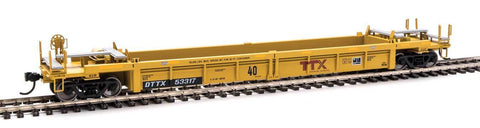 HO Scale Walthers MainLine 910-8418 DTTX 53317 Thrall Rebuilt 40' Well Car w/Large Red TTX  Forward Thinking Logo