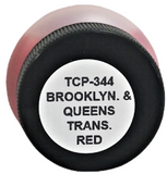 Tru-Color TCP-344 Brooklyn & Queens Transit Red 1 oz Paint Bottle