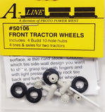 HO Scale A Line Product 50106 Semi Tractor Ten Hole Front Axle Budd Style Wheels