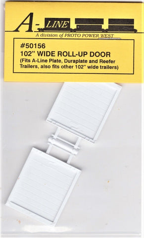 HO Scale A Line Product 50156 Roll-Up 102" Wide Semi-Trailer Doors pkg (2)