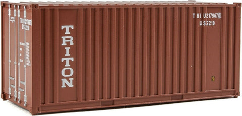 HO Scale Walthers SceneMaster 949-8004 Triton 20' Corrugated Container