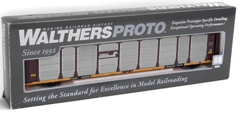HO Walthers Proto 920-101334 Conrail 159827 89' Thrall Bi-Level TTGX Auto Rack