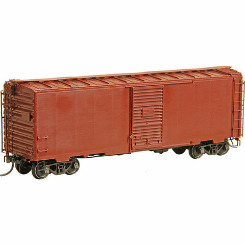 HO Scale Kadee 4100 Undecorated 40' PS-1 Boxcar w/6' Door & Roofwalk Kit