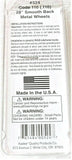 HO Scale Kadee #524 28" Diameter Smooth Back Metal Code 110 Wheels (12) pcs