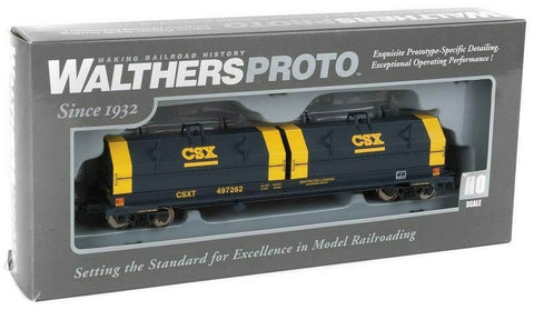 HO Scale Walthers Proto 920-105244 CSX 497262 50' Evans Cushion Coil Car w/Angled Hoods