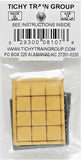 HO Scale Tichy Train Group 8107 2-Pane 35" x 35" Masonry Windows pkg (12)