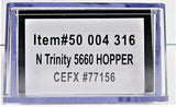 N Scale Atlas 50004316 CEFX 77156 Trinity 5660 PD Covered Hopper