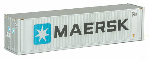 N Scale Walthers SceneMaster 949-8801 Maersk 40' Hi Cube Ribbed Container