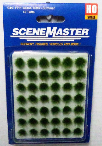 HO Scale Walthers SceneMaster 949-1111 Grass Tufts 1/4" 0.6cm Tall (42) pcs