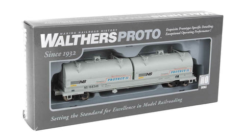 HO Scale Walthers Proto 920-105256 Norfolk Southern NS 168346 50' Evans Cushion Coil Car w/Round Hoods