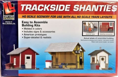 HO Scale Walthers Life-Like 433-1348 Trackside Shanties Kit (3)