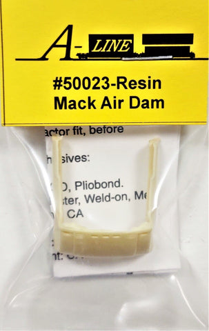 HO Scale A Line Product 50023 Air Dam for Mack Semi-Tractor pkg (2)