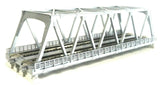 N Scale Kato Unitrack 20-437 Silver Double Track Truss Bridge 248mm 9-3/4" Long