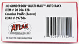 HO Atlas 20006428 Canadian Pacific TTGX 697886 Gunderson Multi-Max Auto Rack