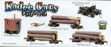 HO Scale Kadee #107 Disconnect Log Car Trucks without Logs Kit