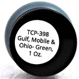 Tru-Color TCP-398 Gulf Mobile & Ohio Green 1 oz Paint Bottle