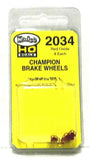HO Scale Kadee #2034 Red Oxide Champion Brake Wheel Freight Car Detail Parts